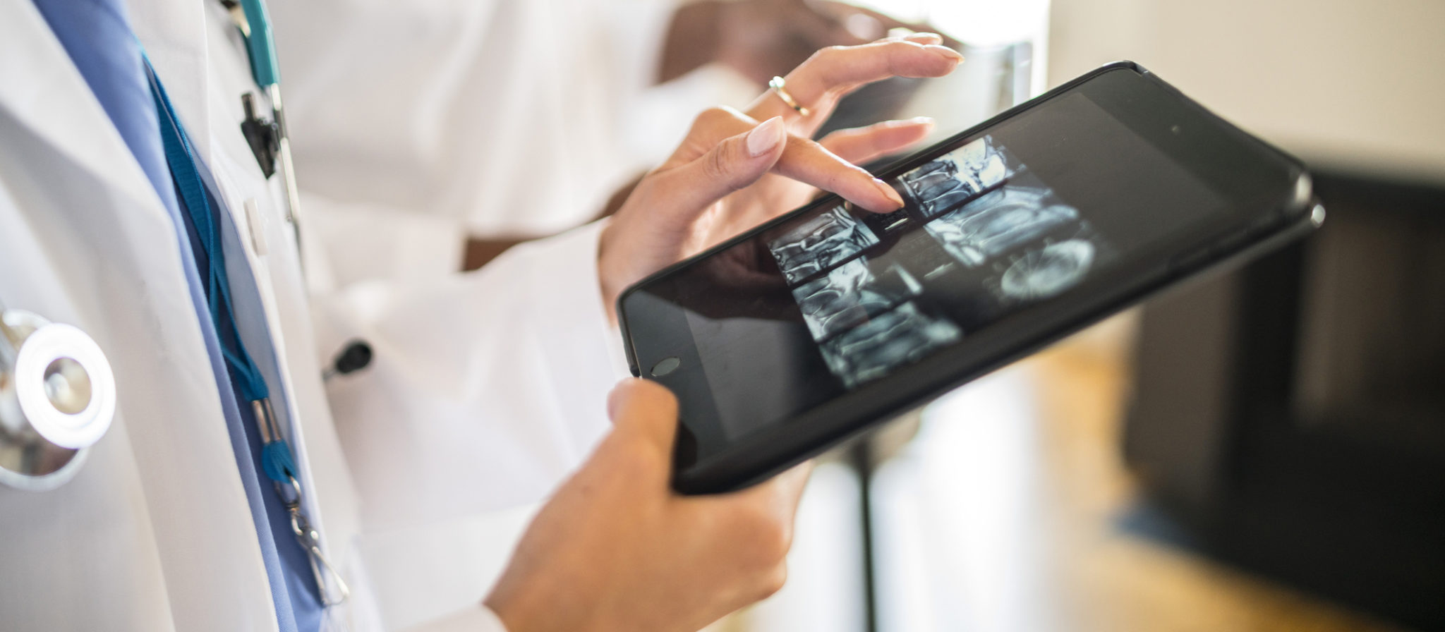Doctors working with Digital Tablet